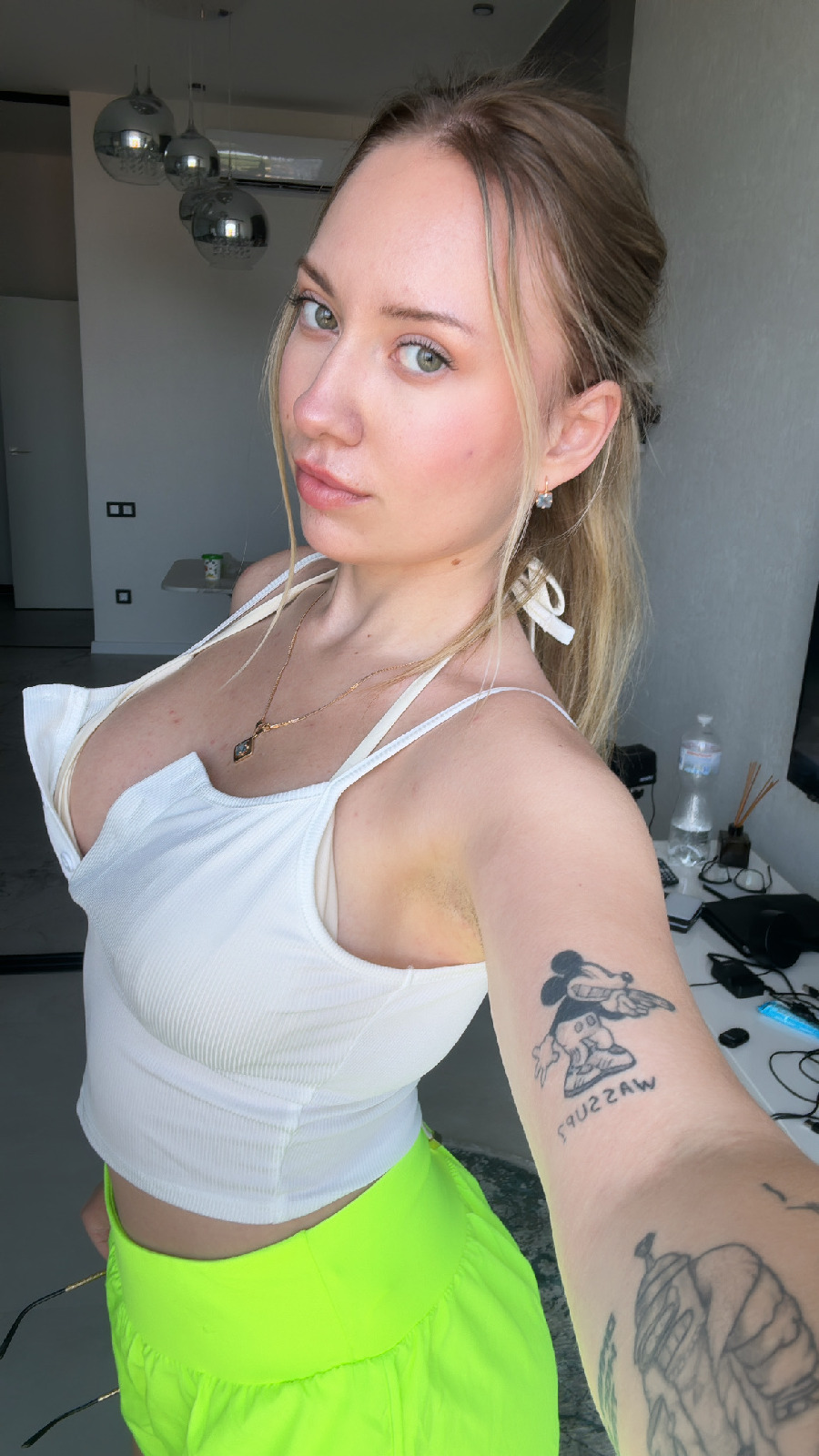 KateV in her underwear in Poznan